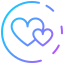 external process-love-line-gradient-kendis-lasman icon