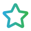 external star-graphic-design-line-gradient-line-gradient-kendis-lasman icon