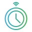 external time-smart-home-line-gradient-kendis-lasman icon