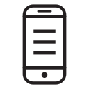 external article-smartphone-one-line-icons-royyan-wijaya icon