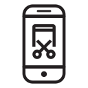 external device-smartphone-one-line-icons-royyan-wijaya icon