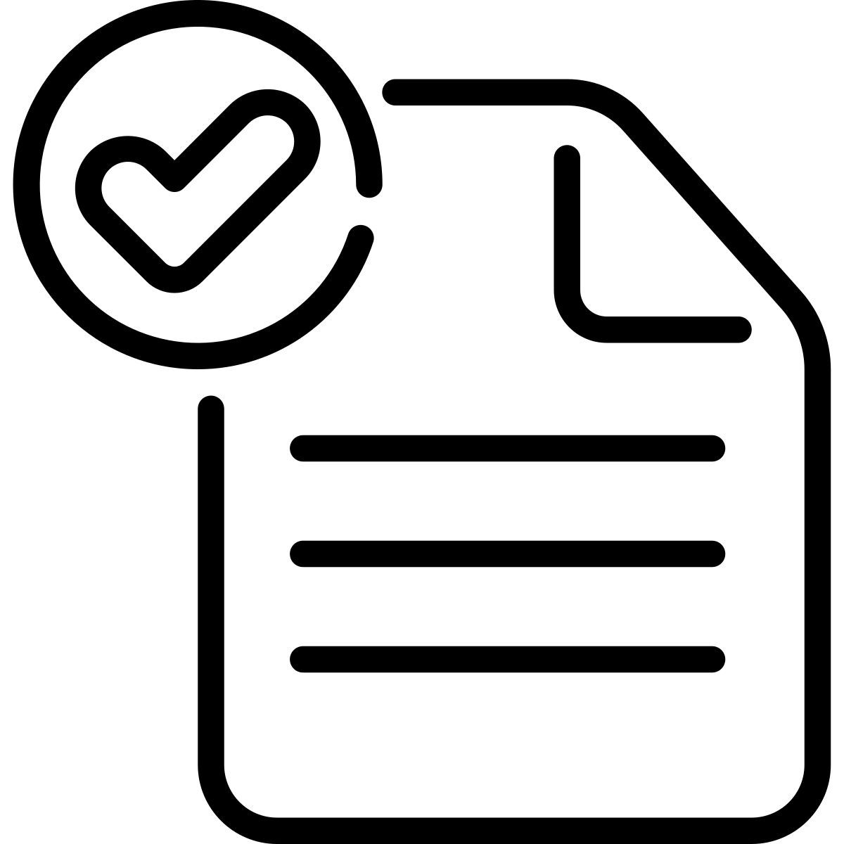 dossier approuvé icon