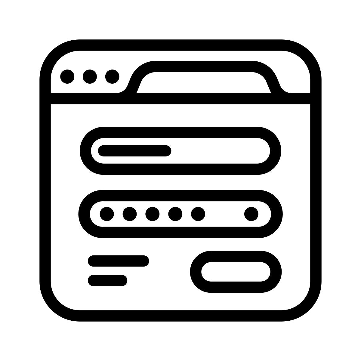 credenciais do usuário icon