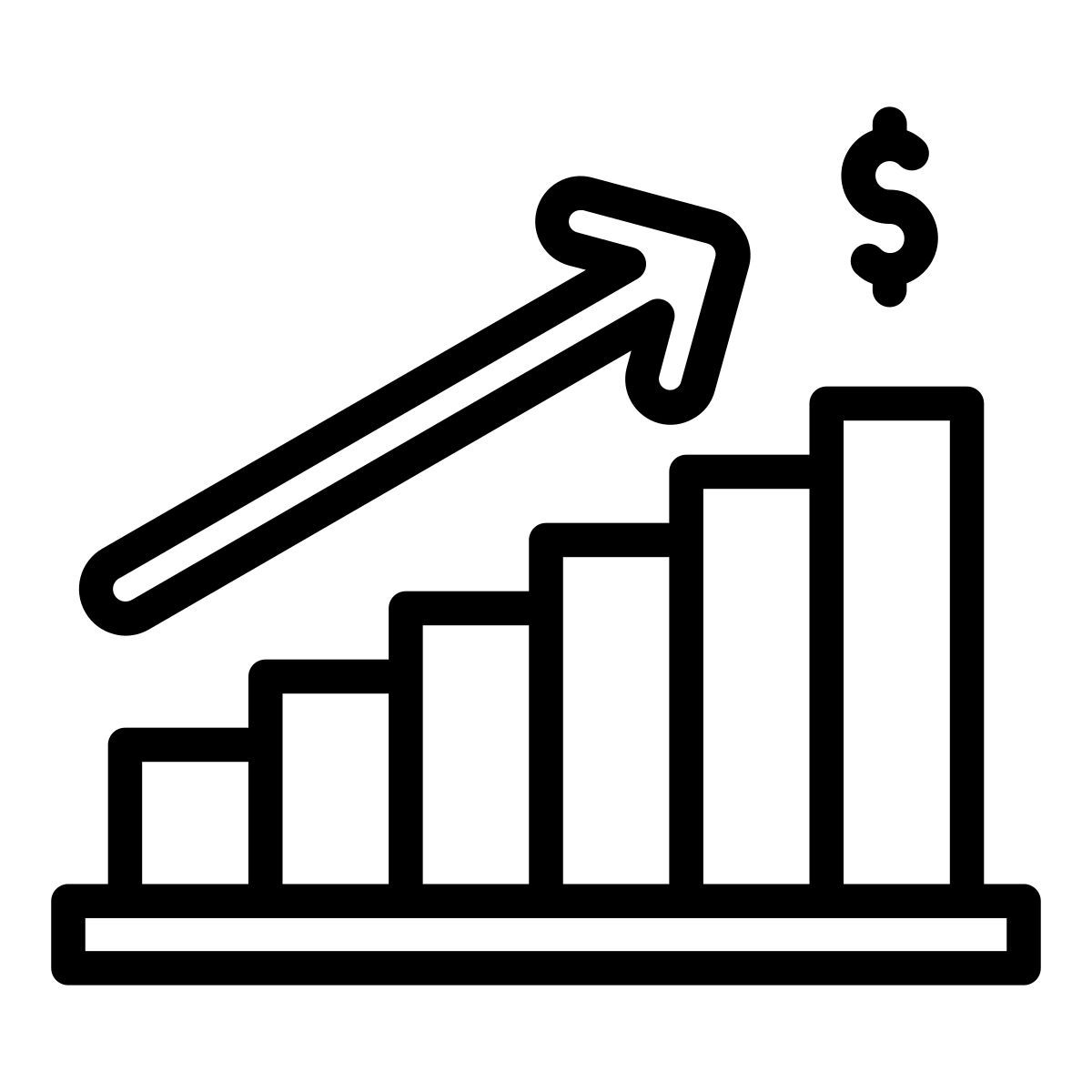 financial growth icon