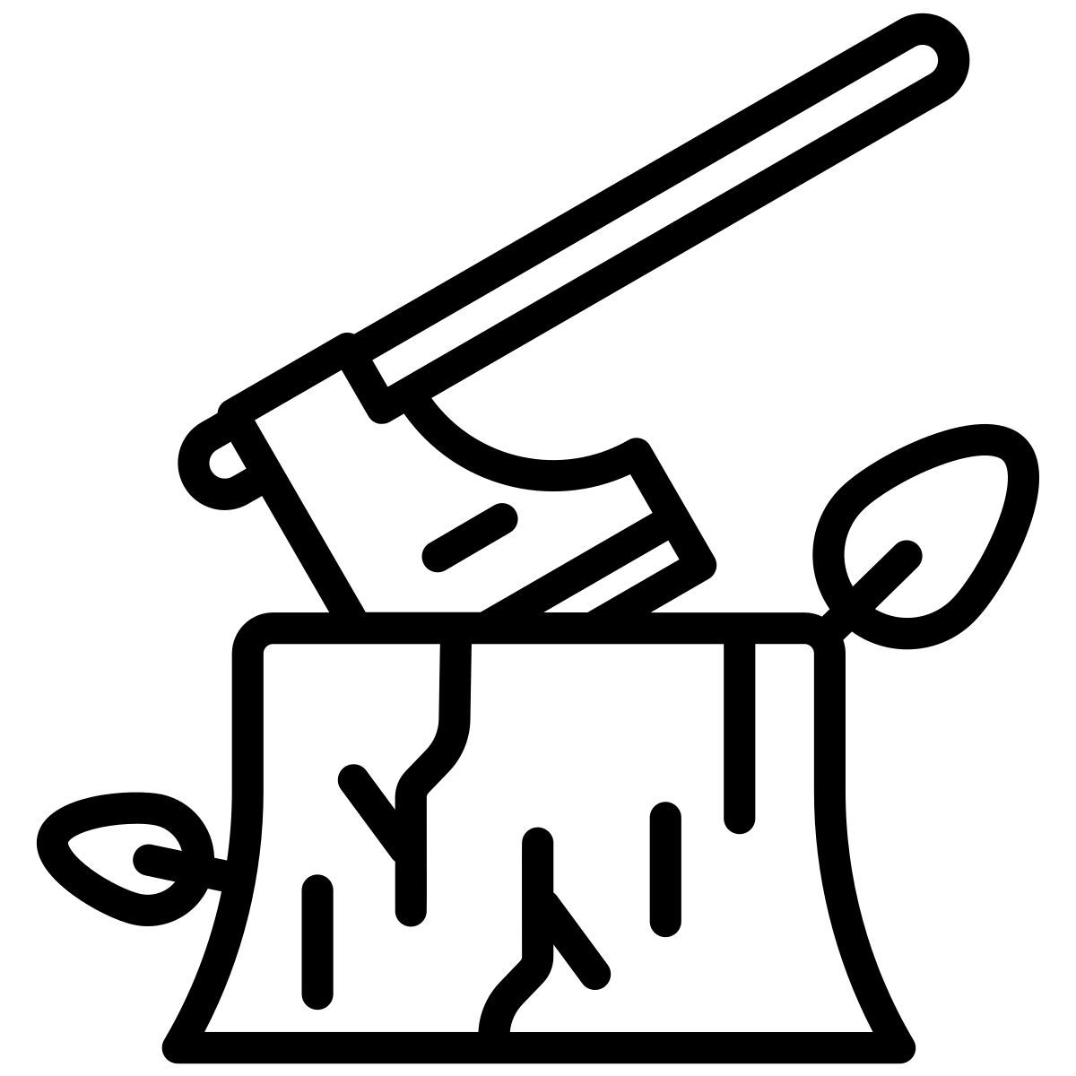 cut wood icon