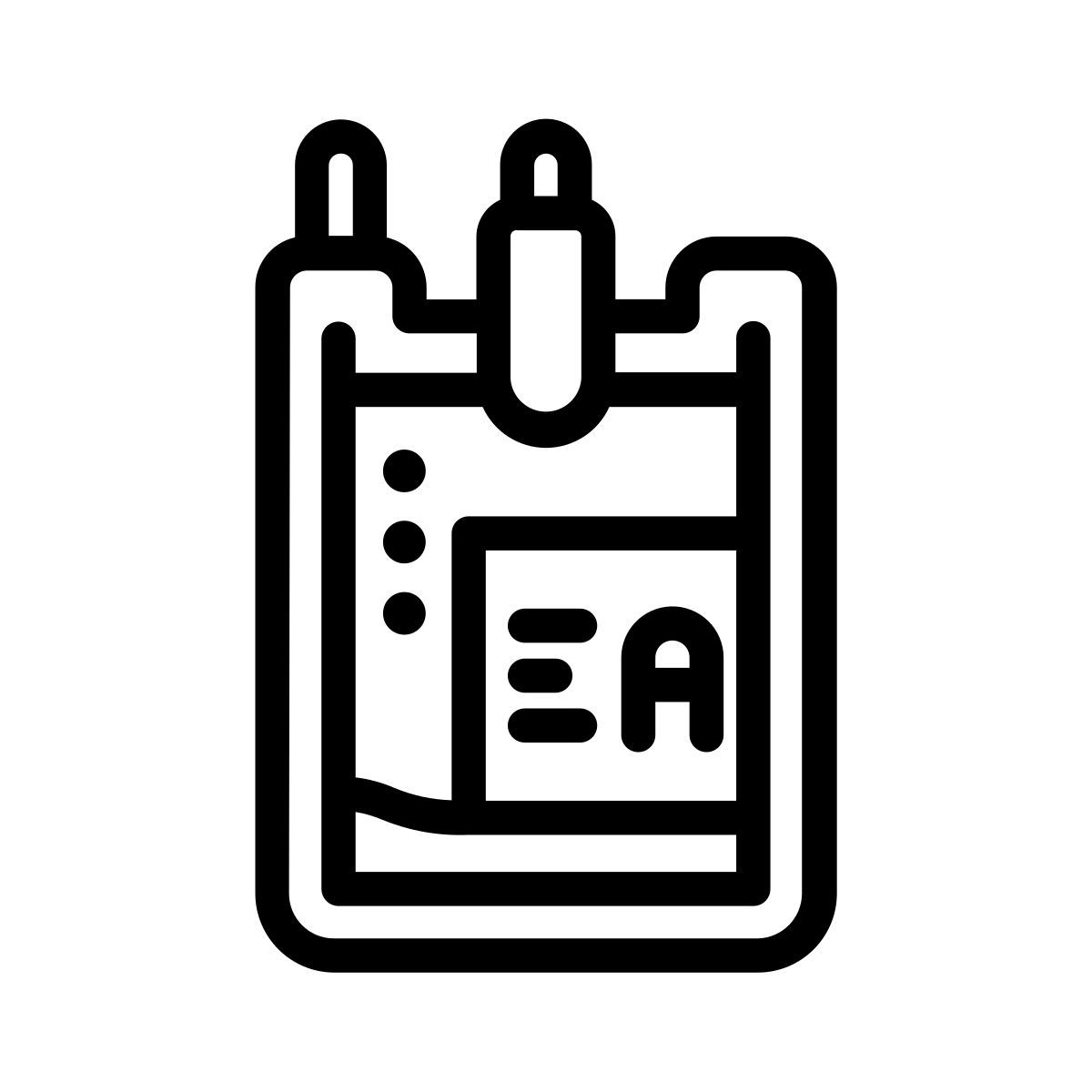 袋子前视图 icon