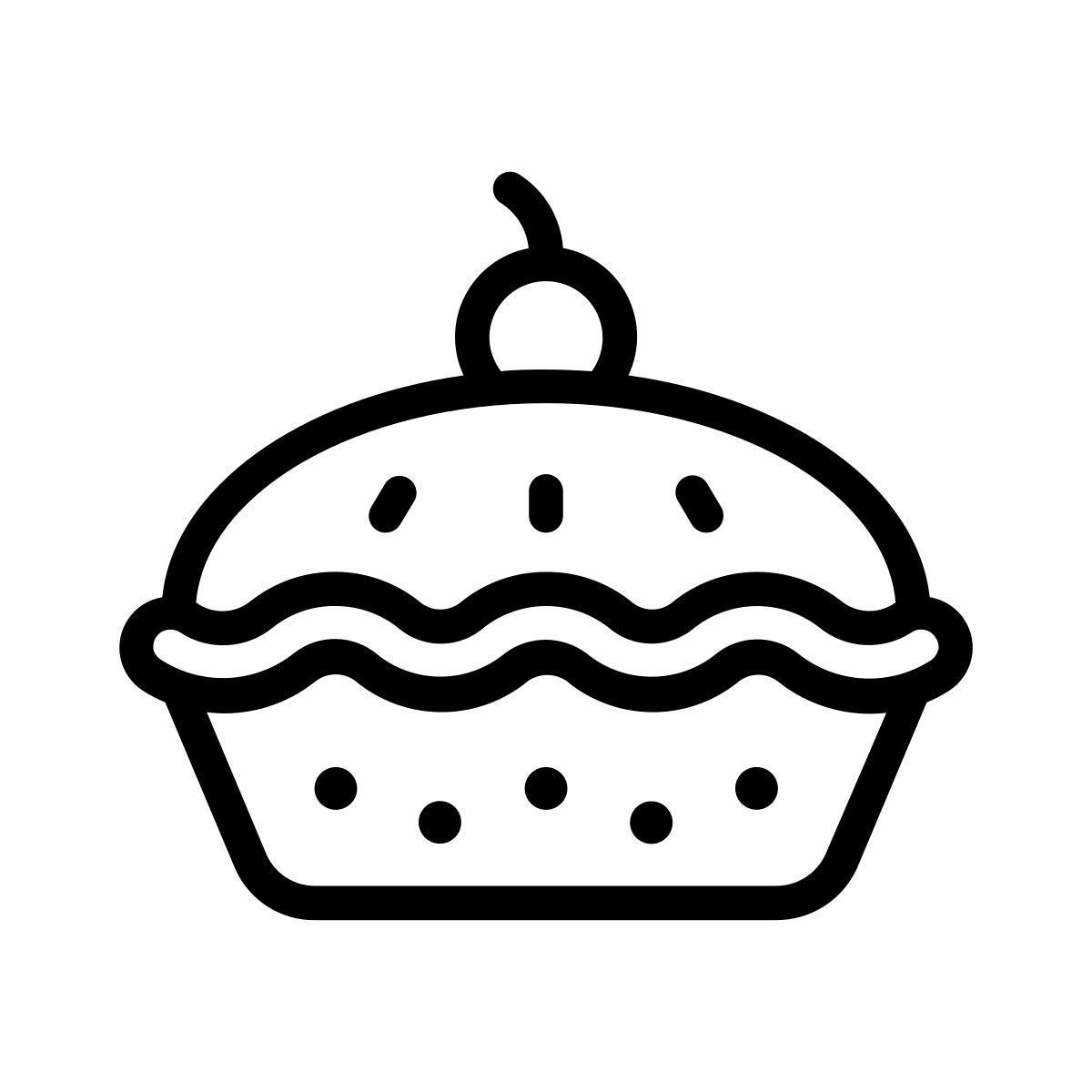 homemade pie icon