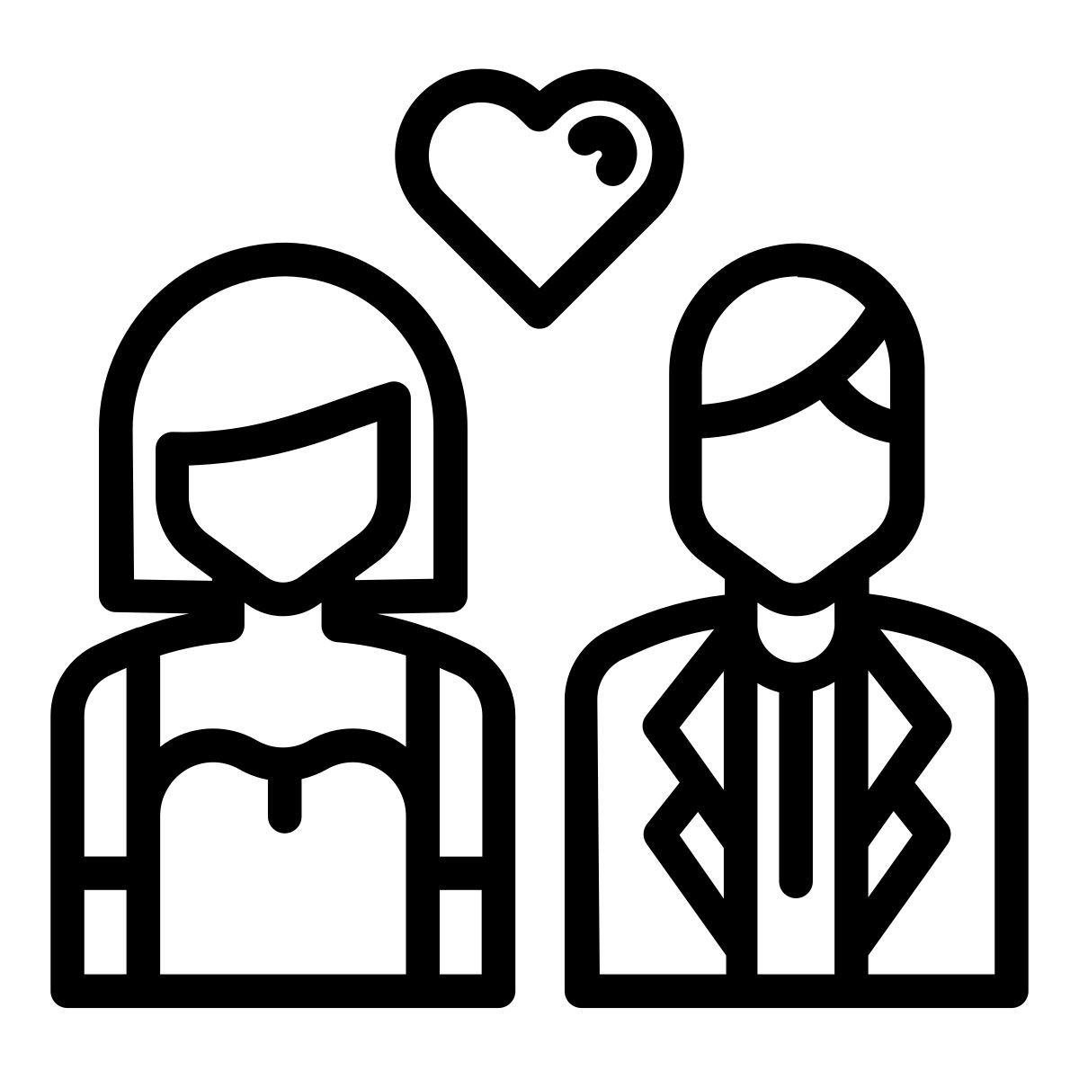 bride and groom icon