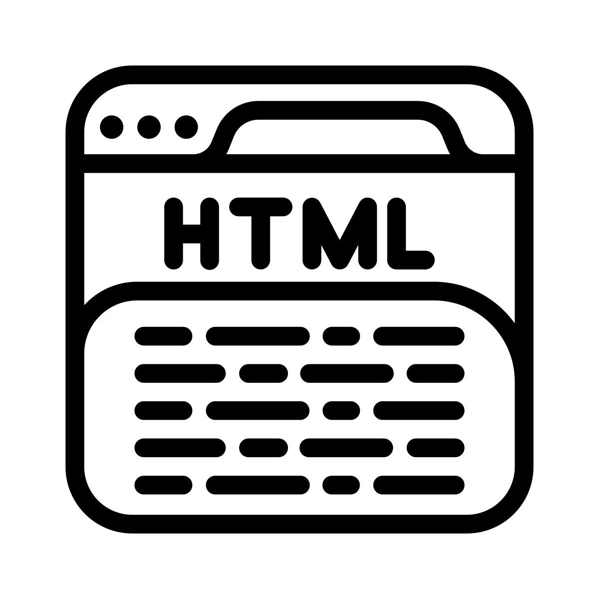 html icon