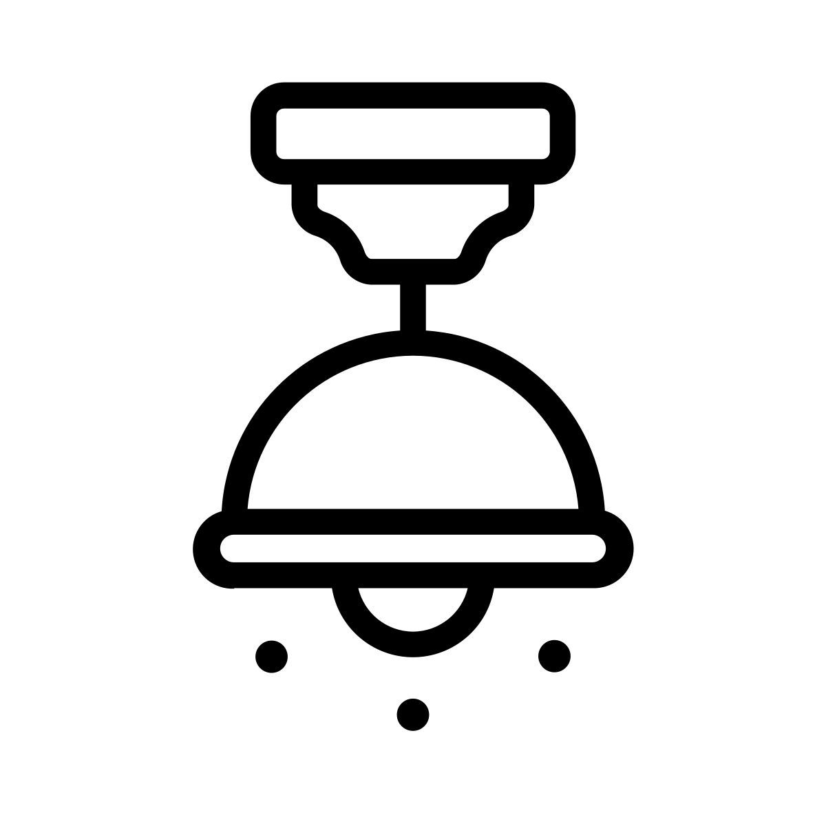 luminária de teto icon