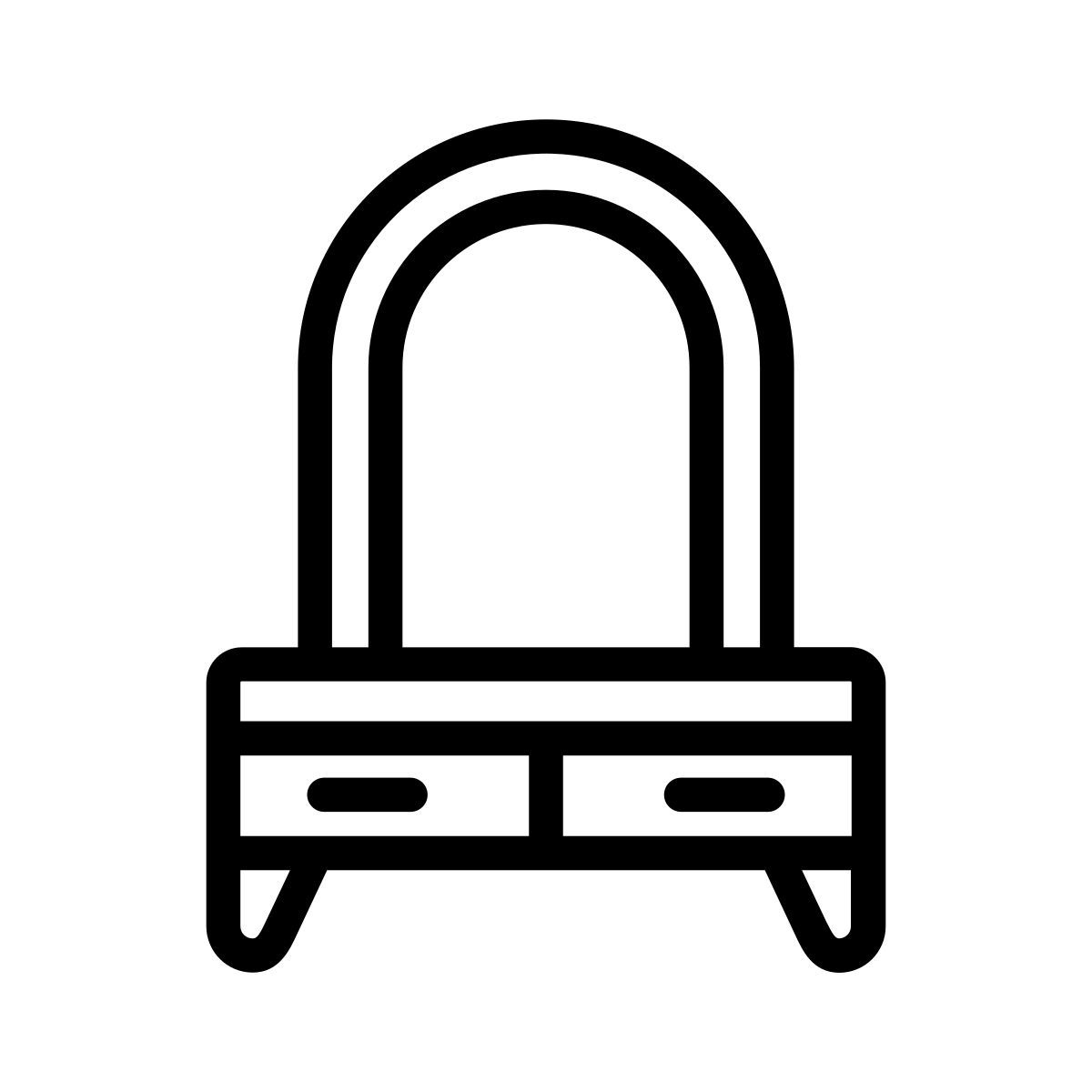 dressing table icon