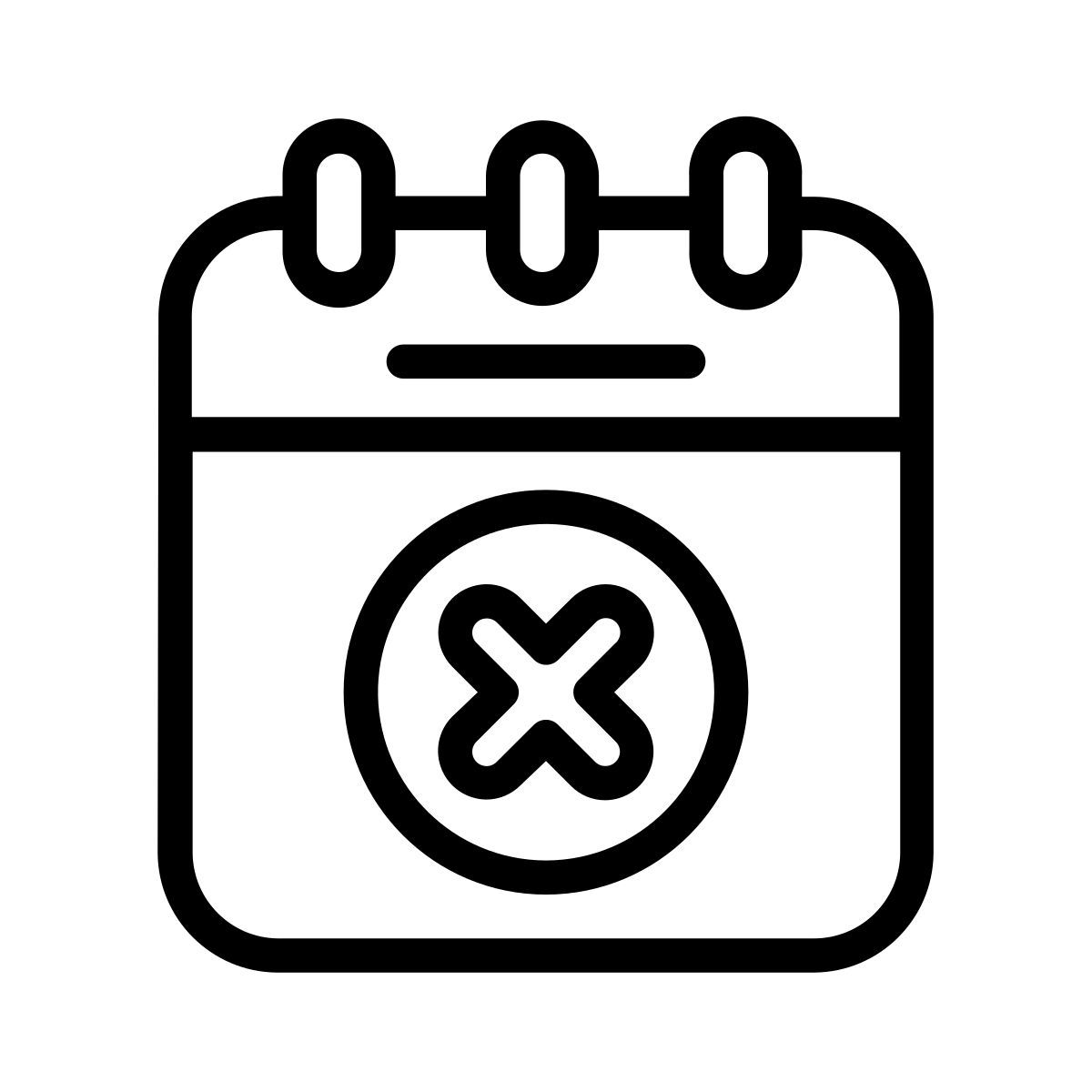 cancelled event icon