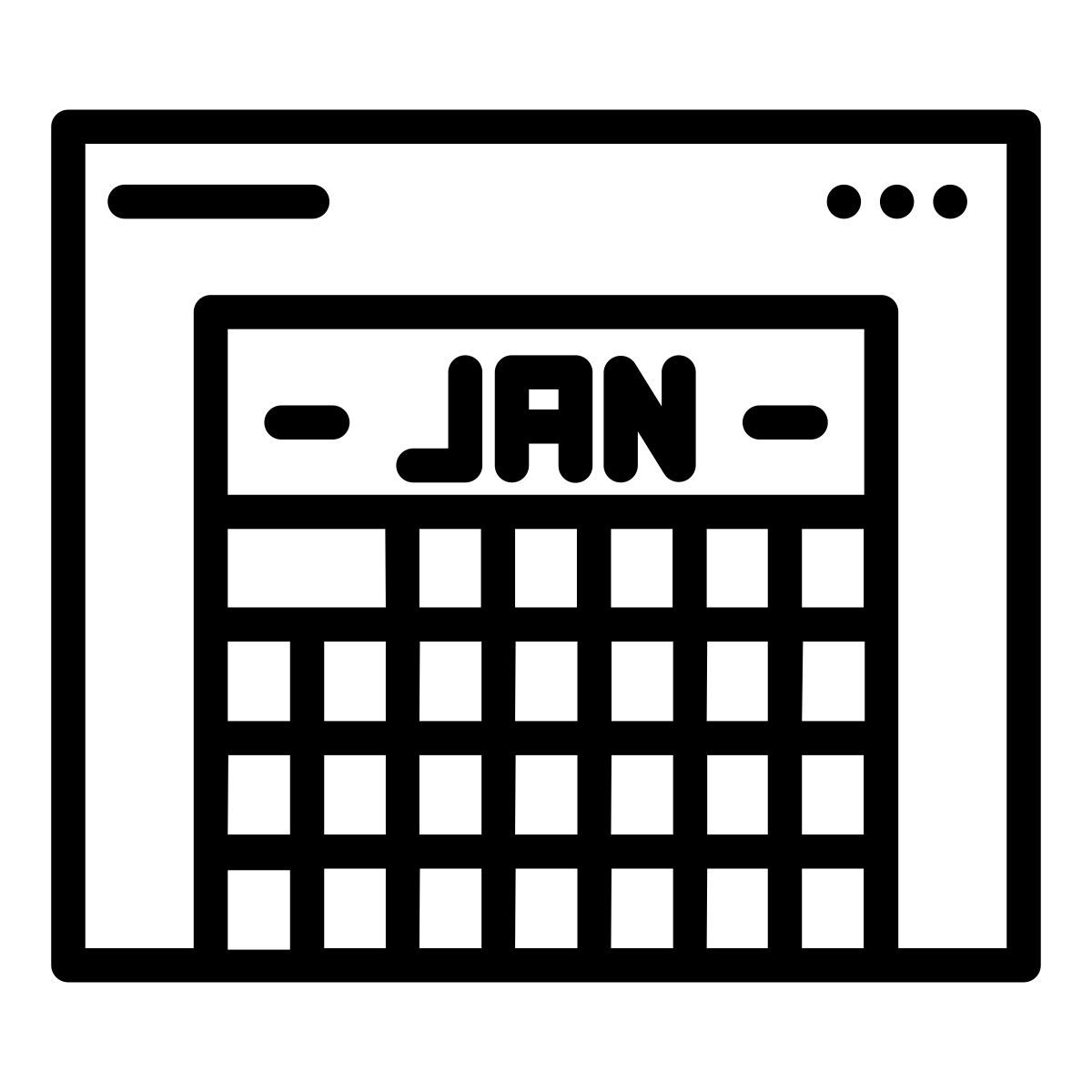calendário icon