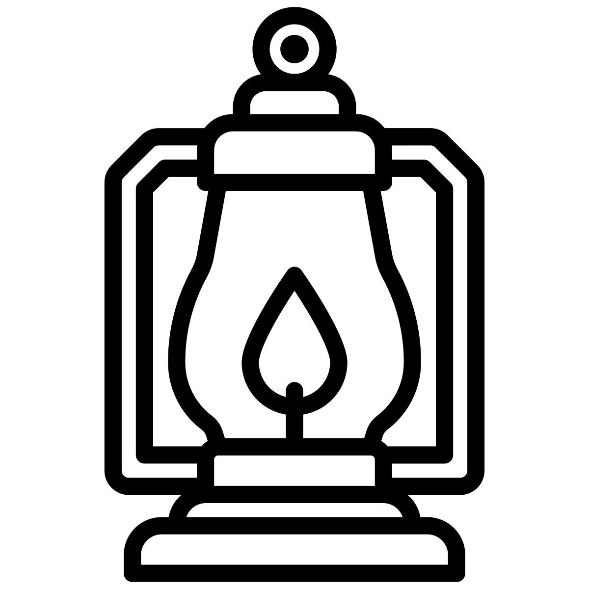 oil lamp icon