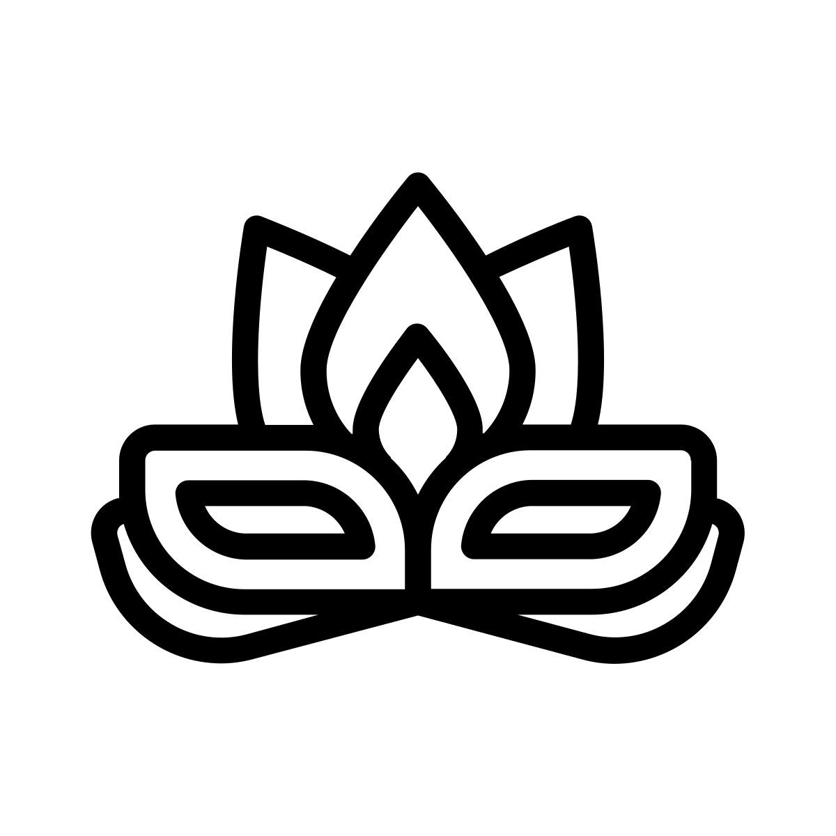 carnival mask icon