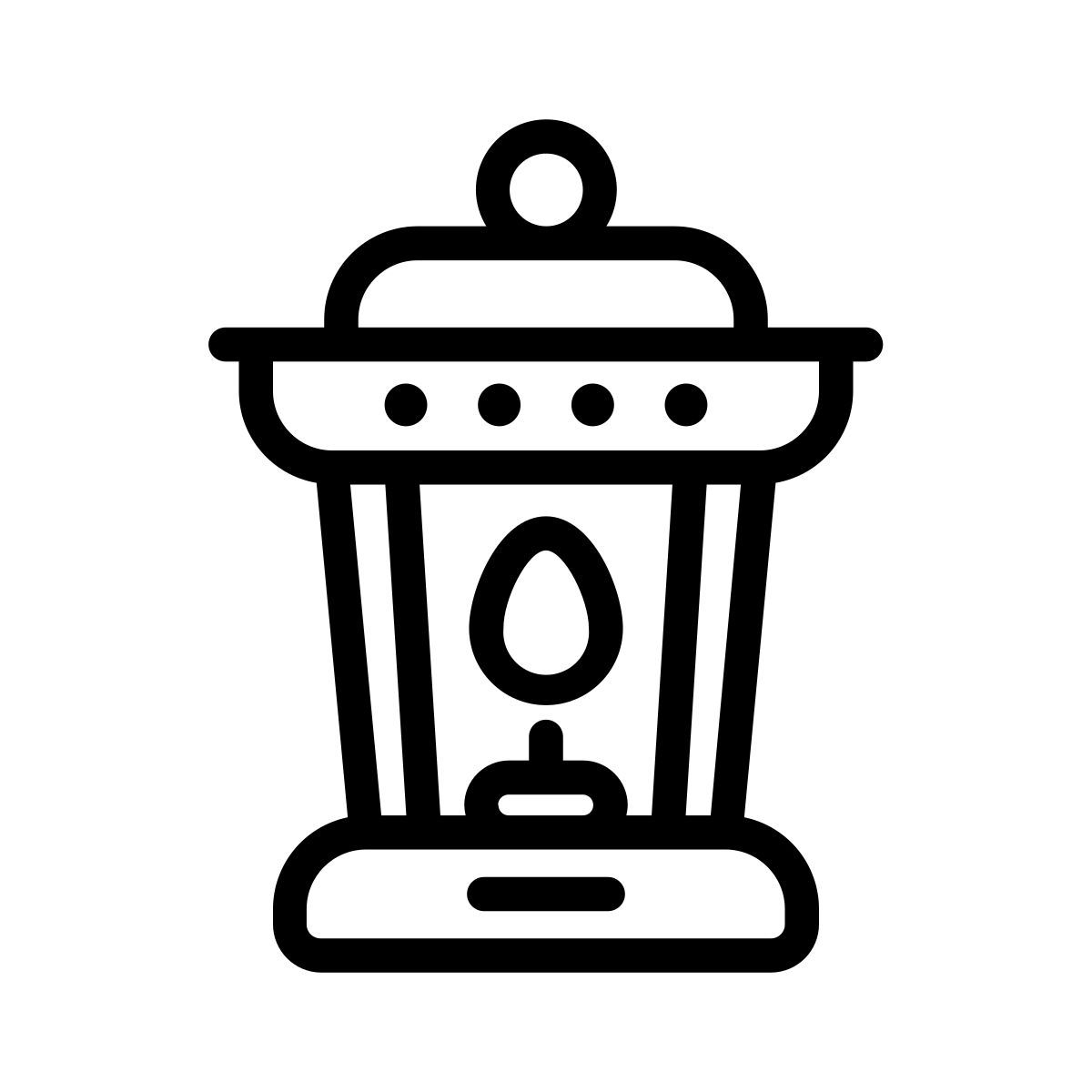 oil lamp icon