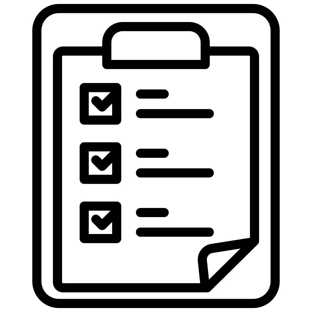 liste de vérification icon