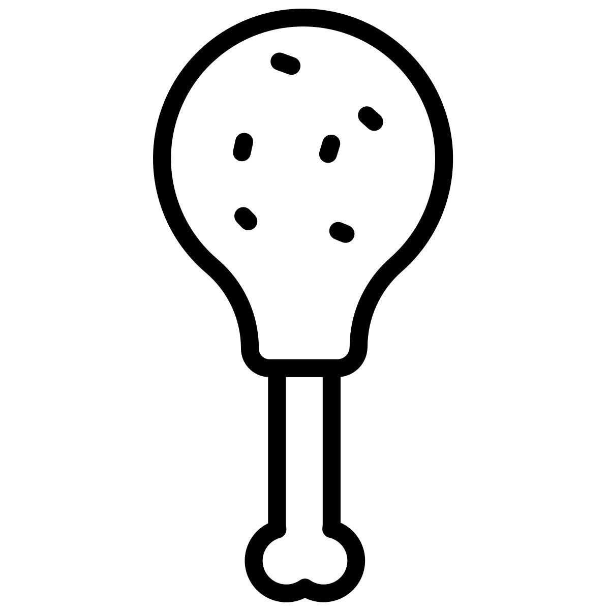 chicken leg icon