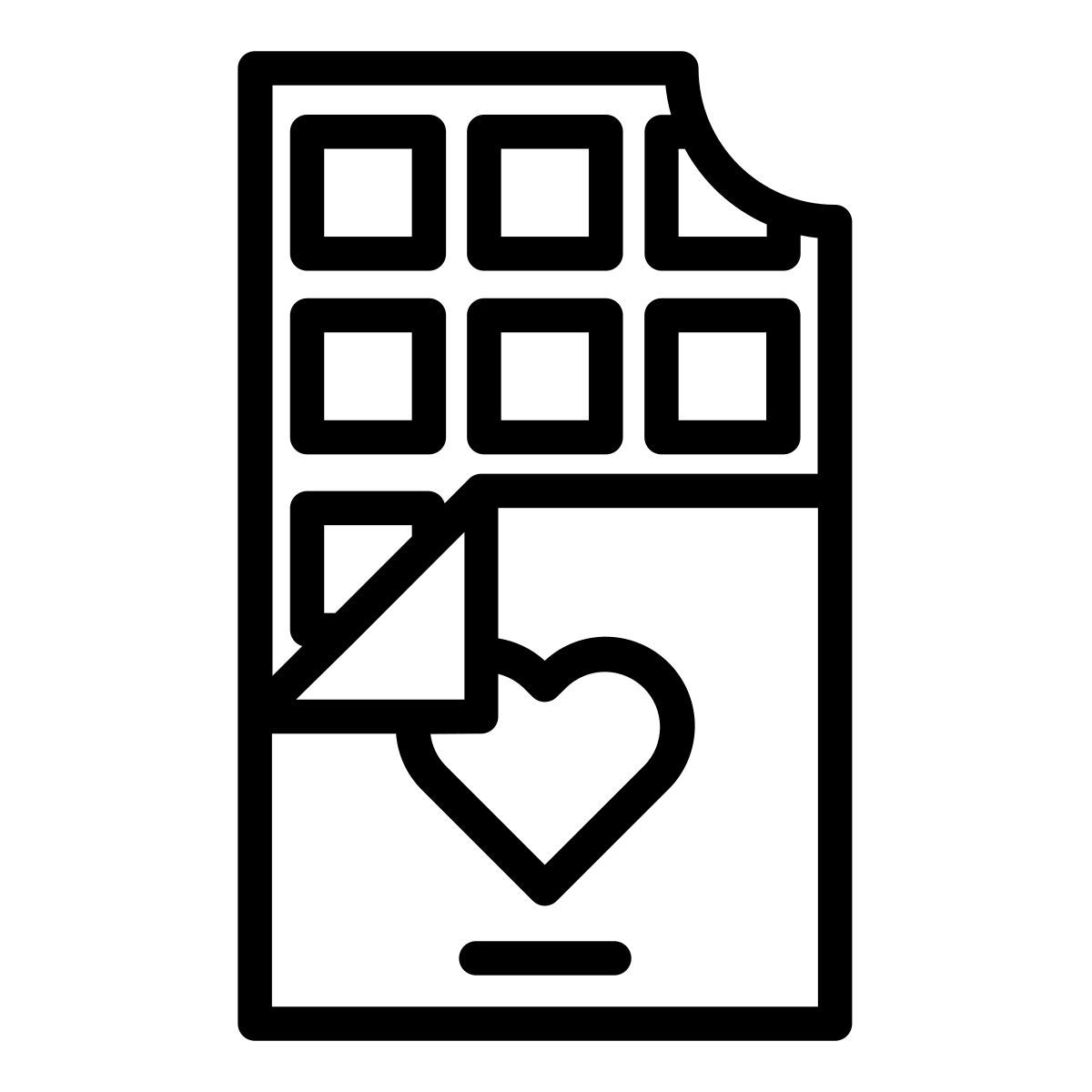 chocolate bar icon