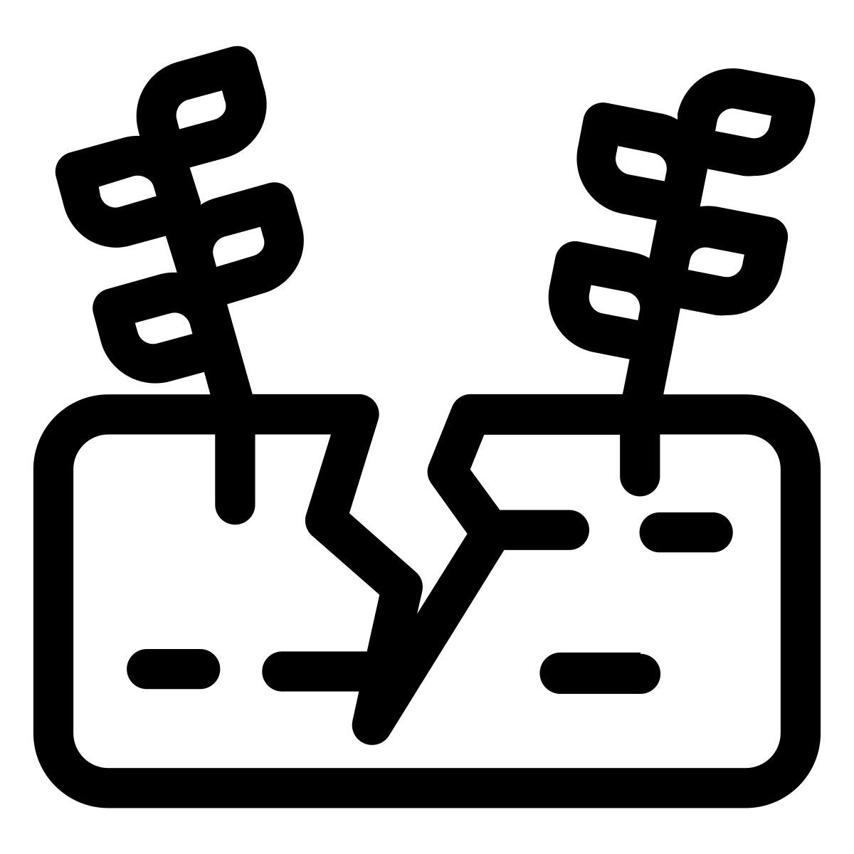 cracked earth icon