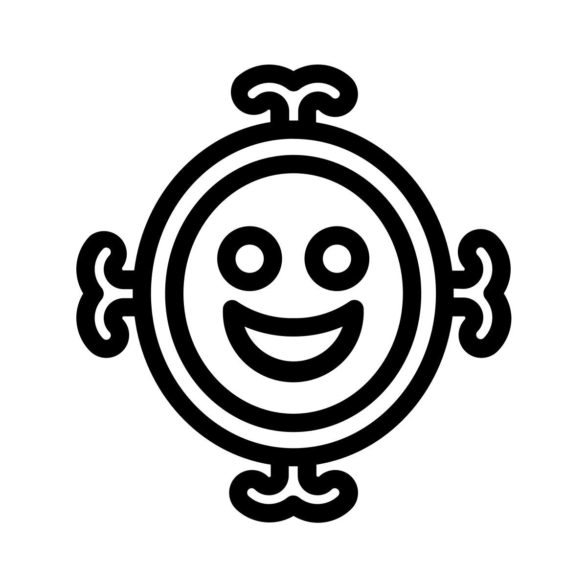 scary face icon