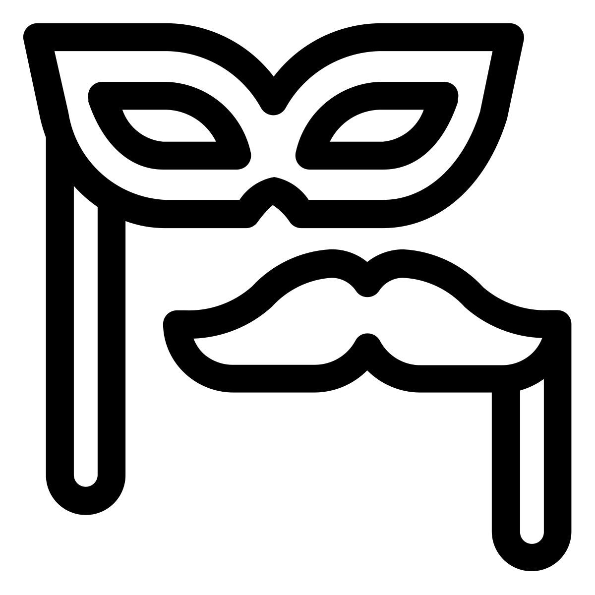 carnival mask icon
