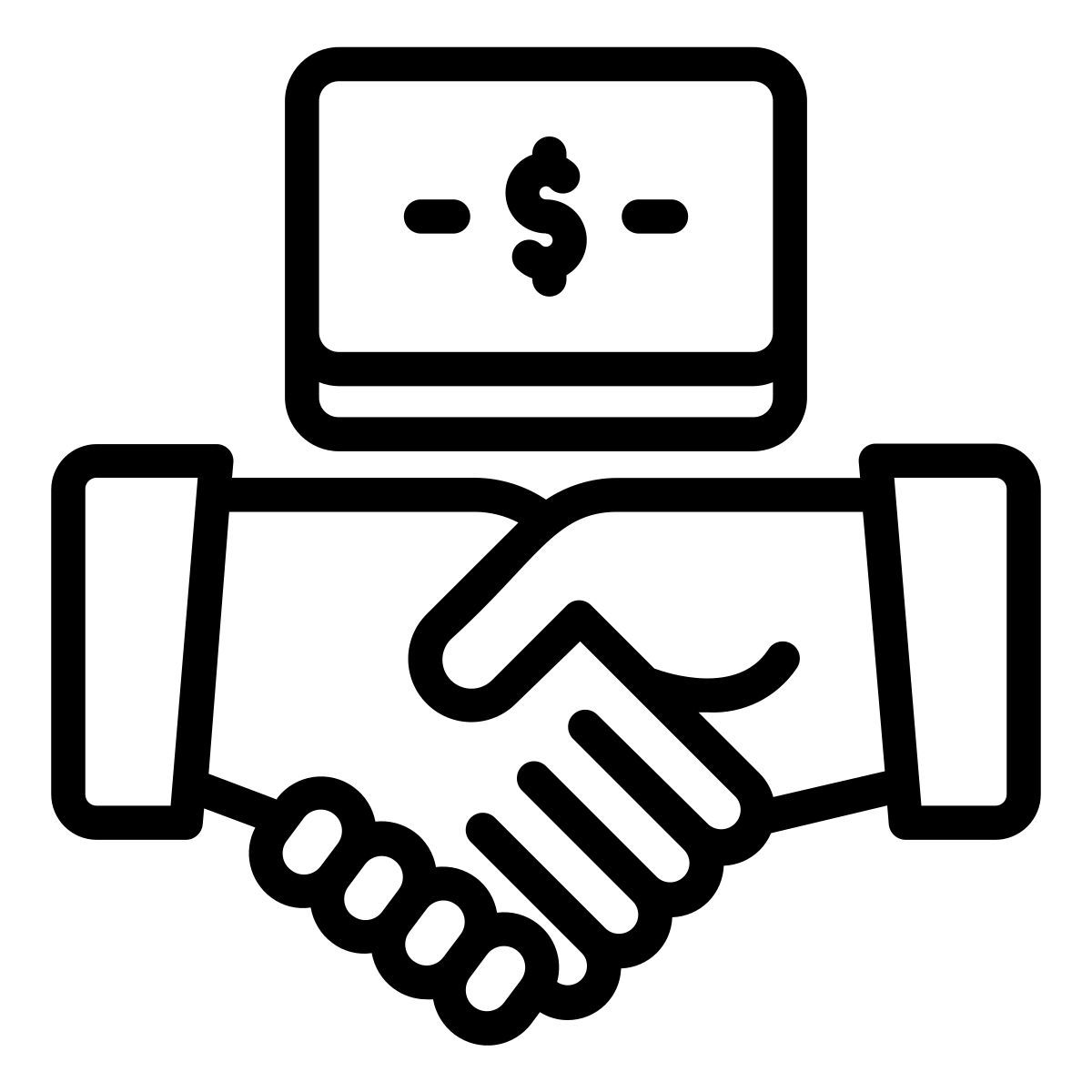 financial deal icon