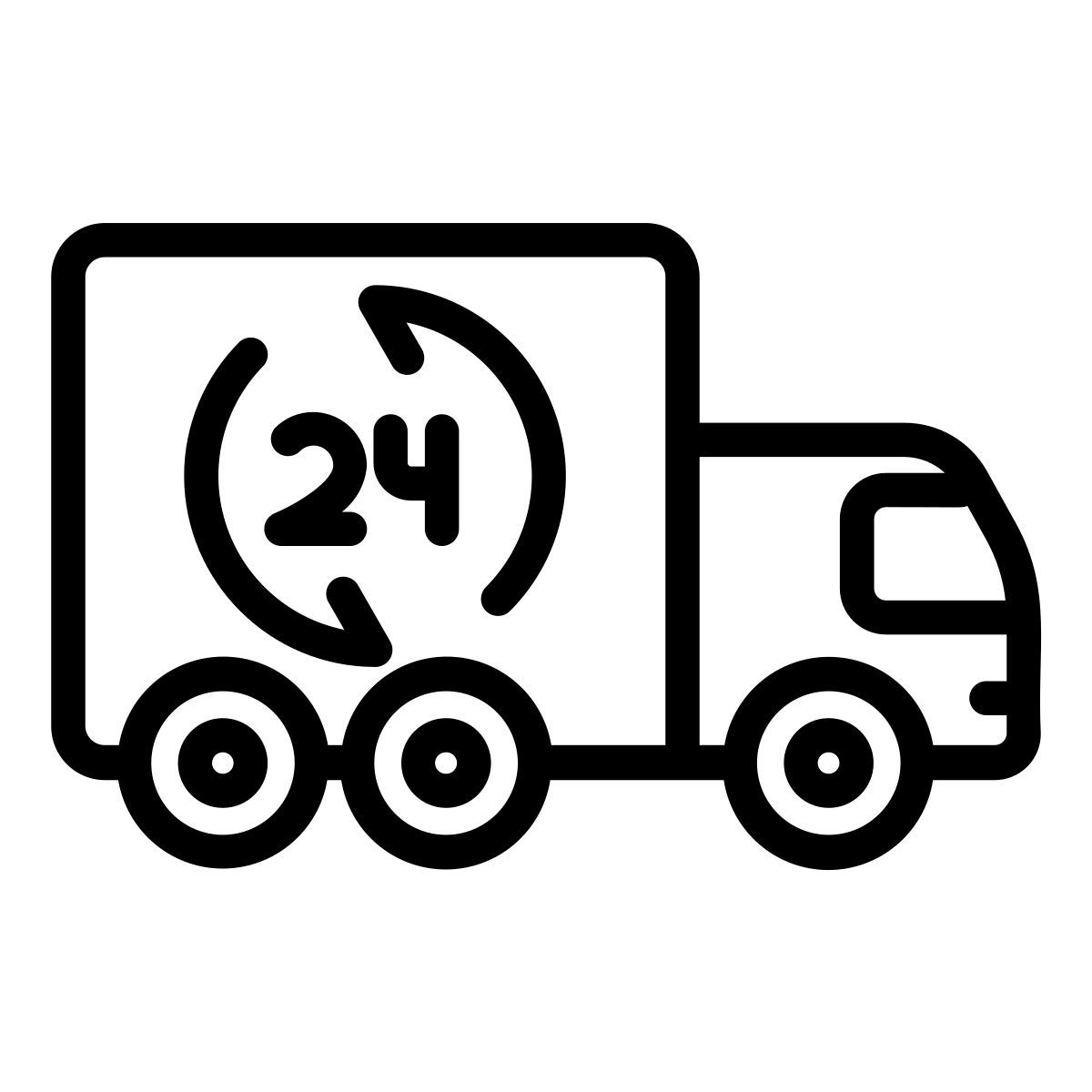 24 hours delivery icon