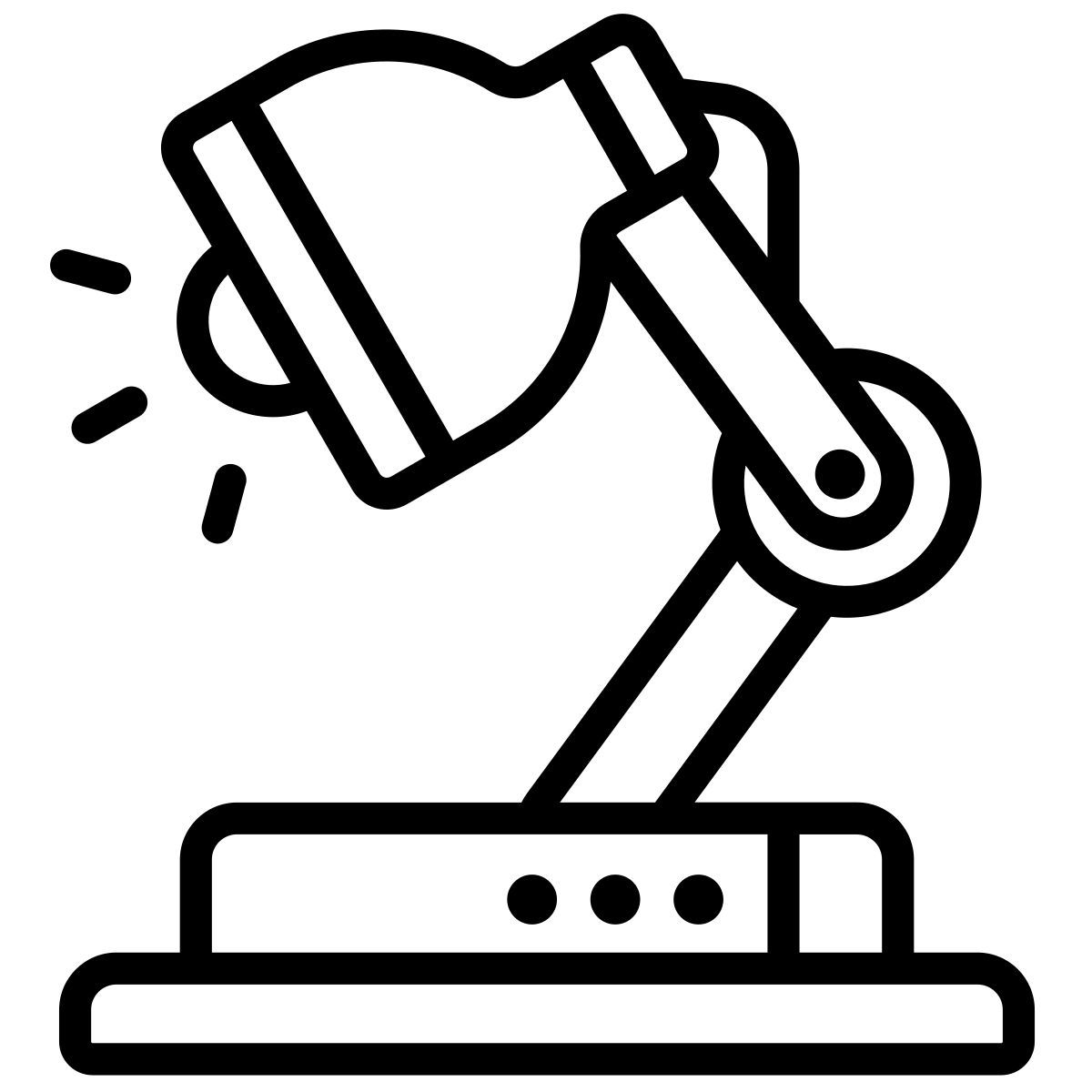 desk lamp icon