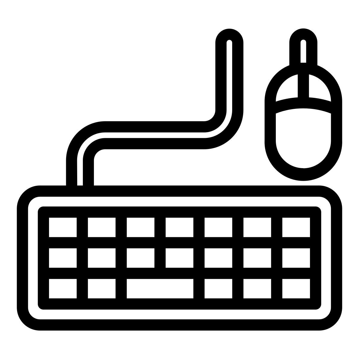 mouse and keyboard icon