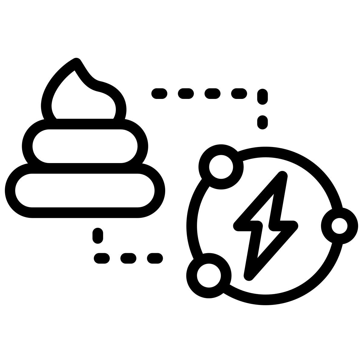 dirty energy icon
