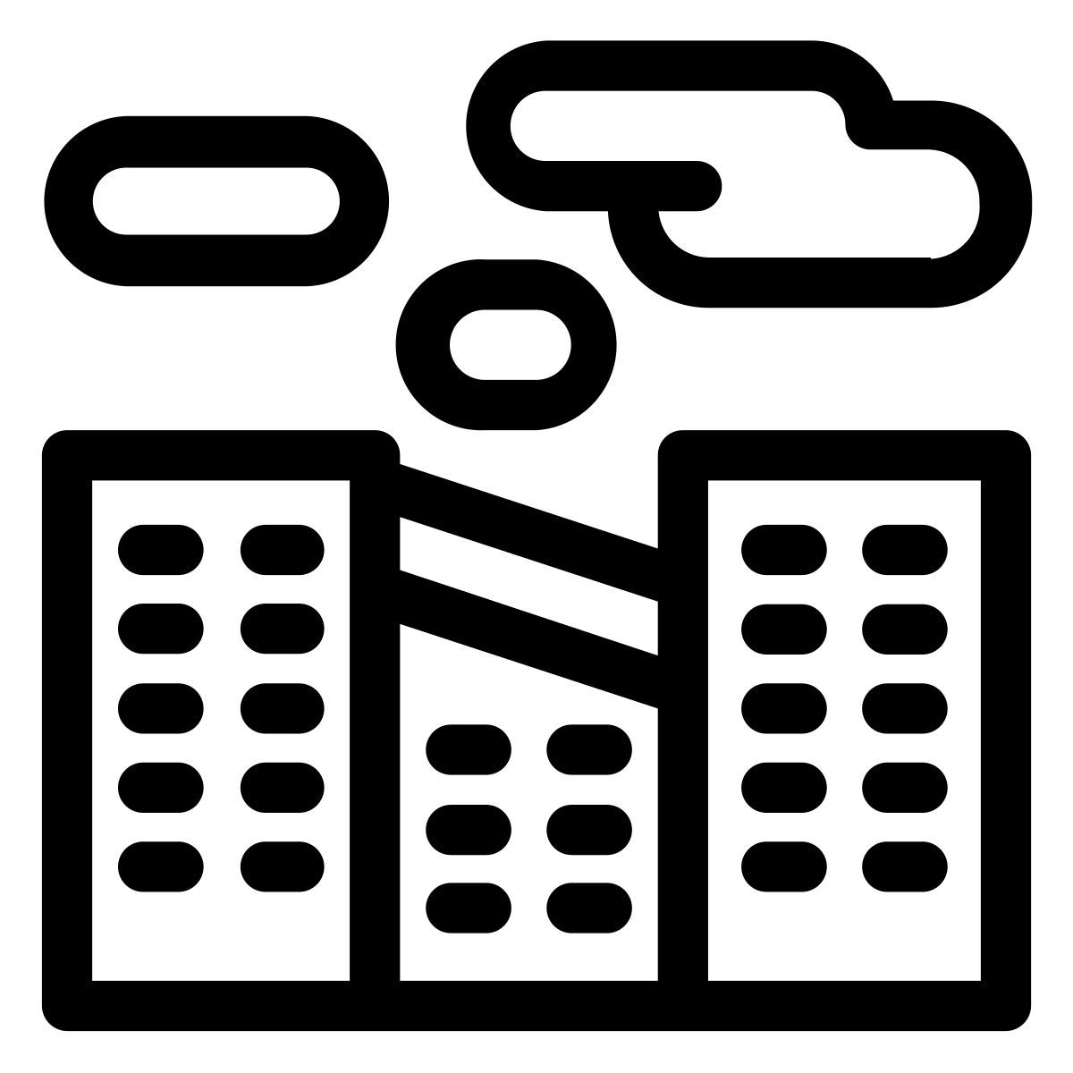 city pollution icon