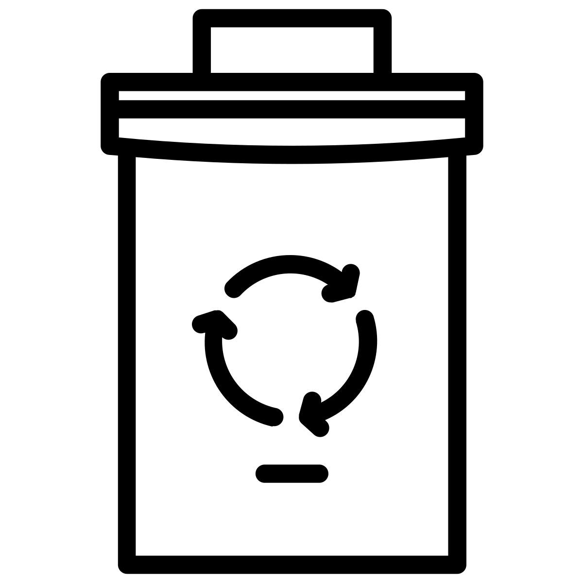 recyclable waste icon
