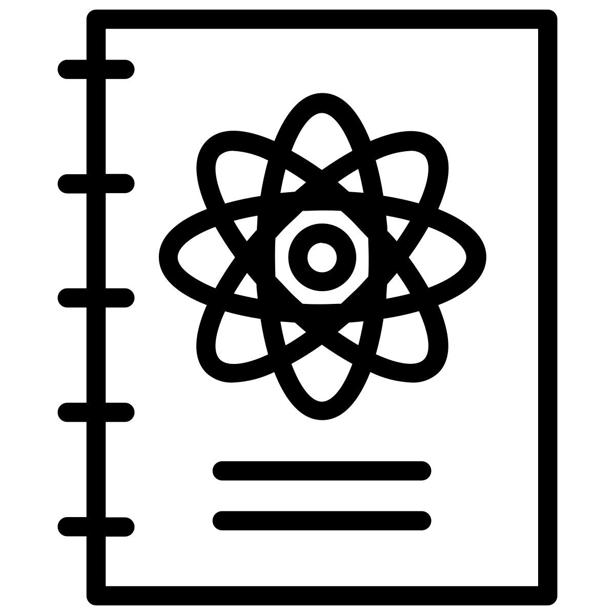 scientific book icon