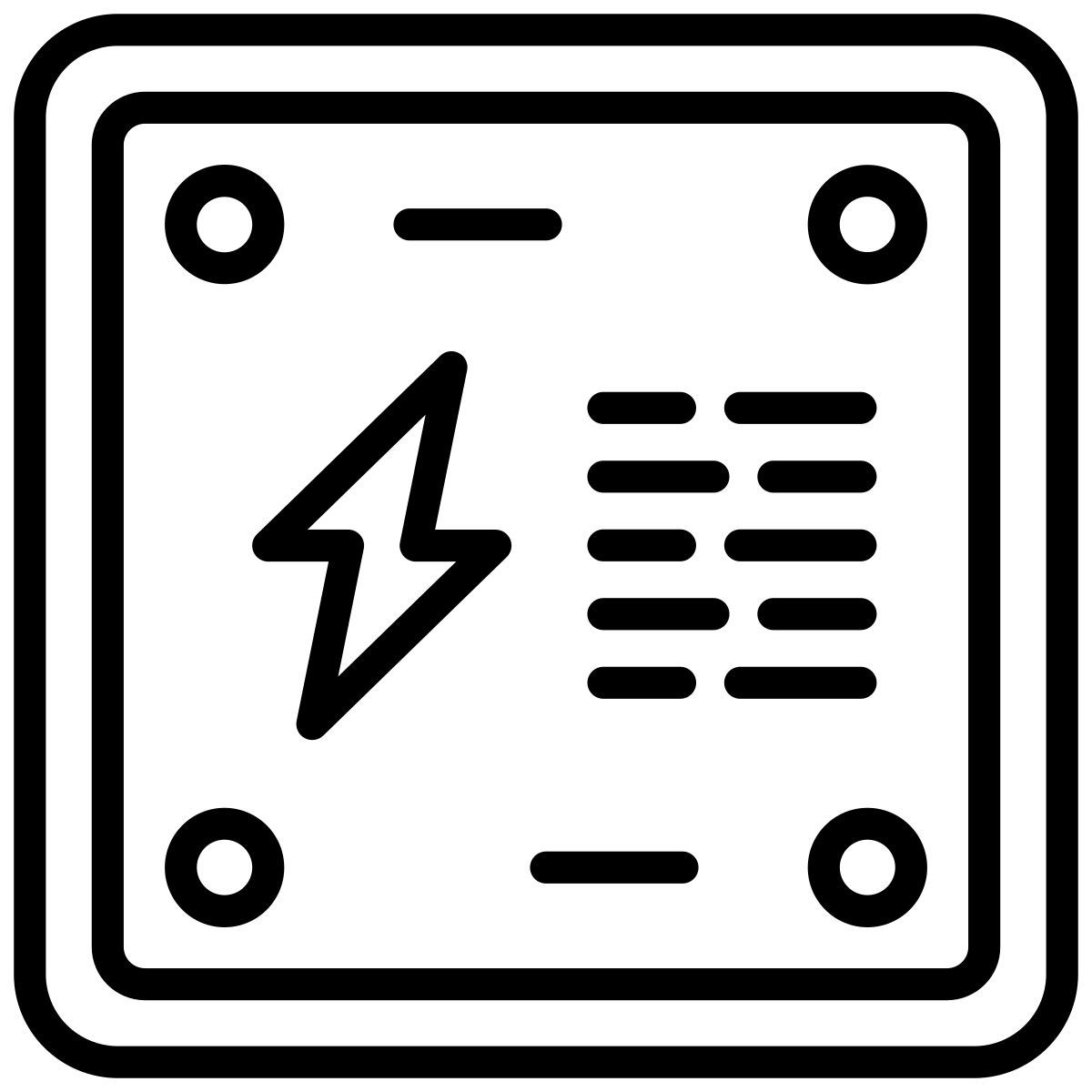 electric panel box icon