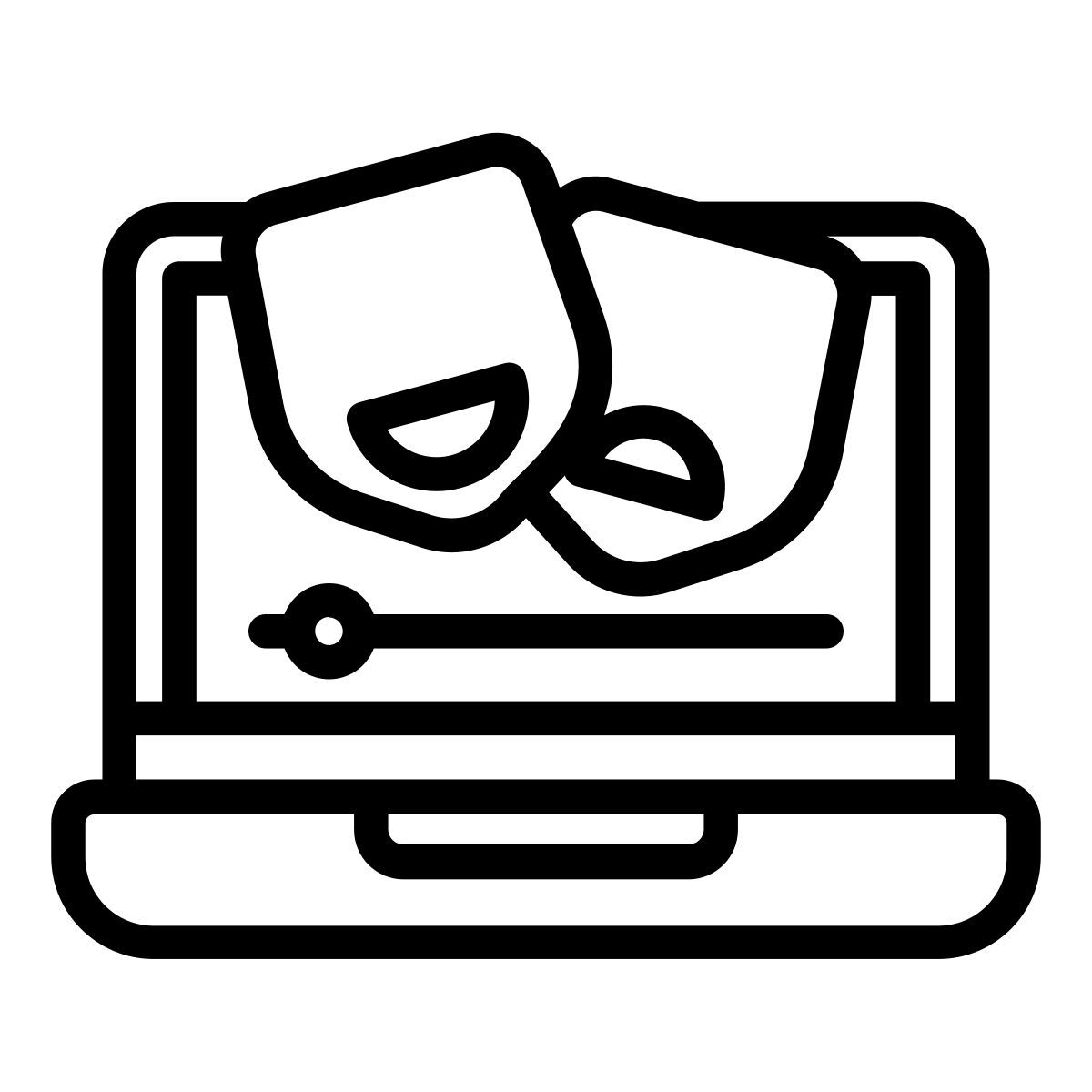 online entertaiment icon