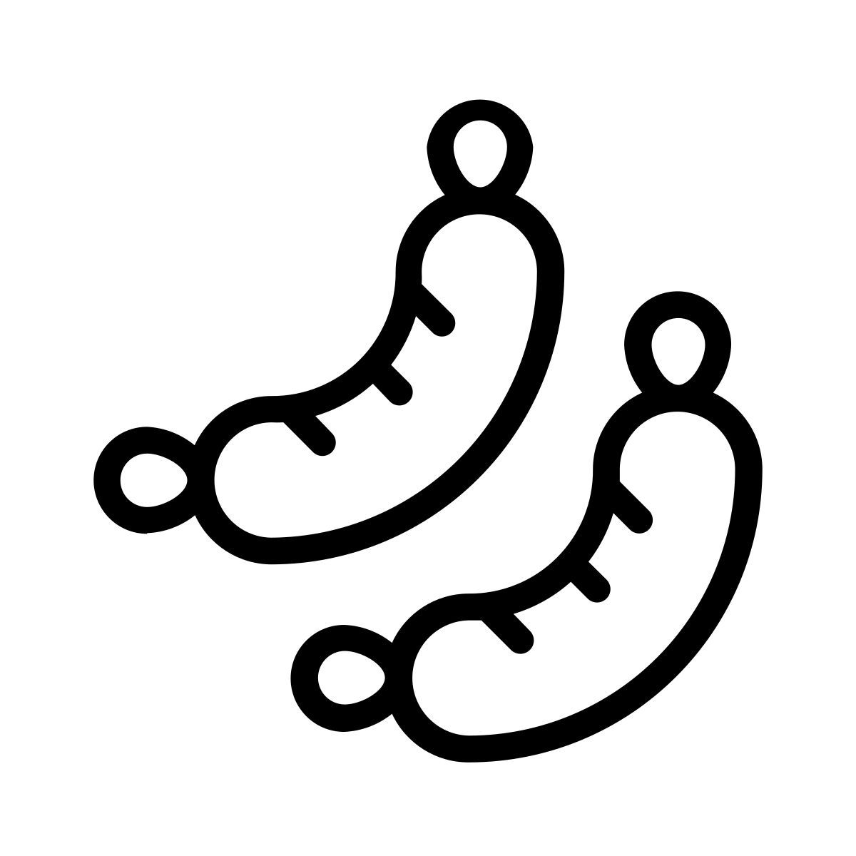 frankfurter sausages icon