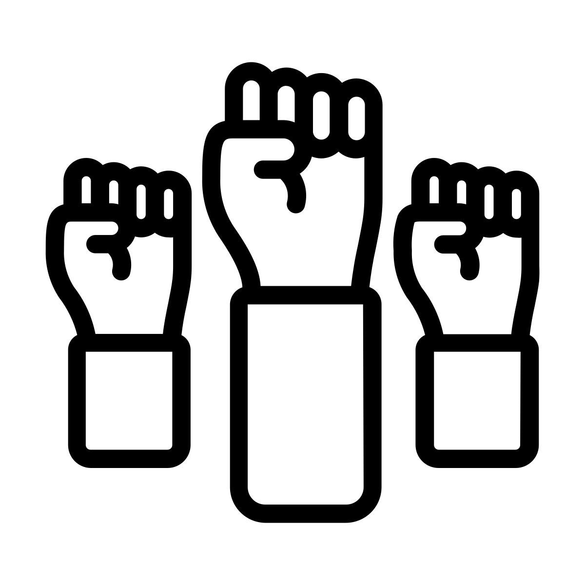 wütend faust icon