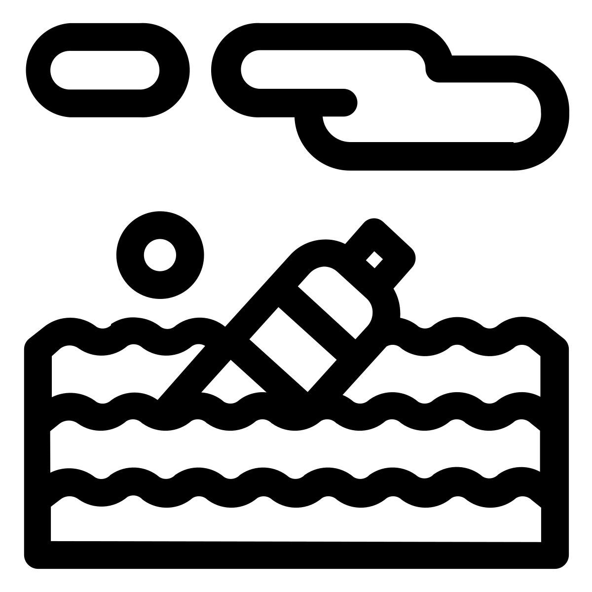 water pollution icon