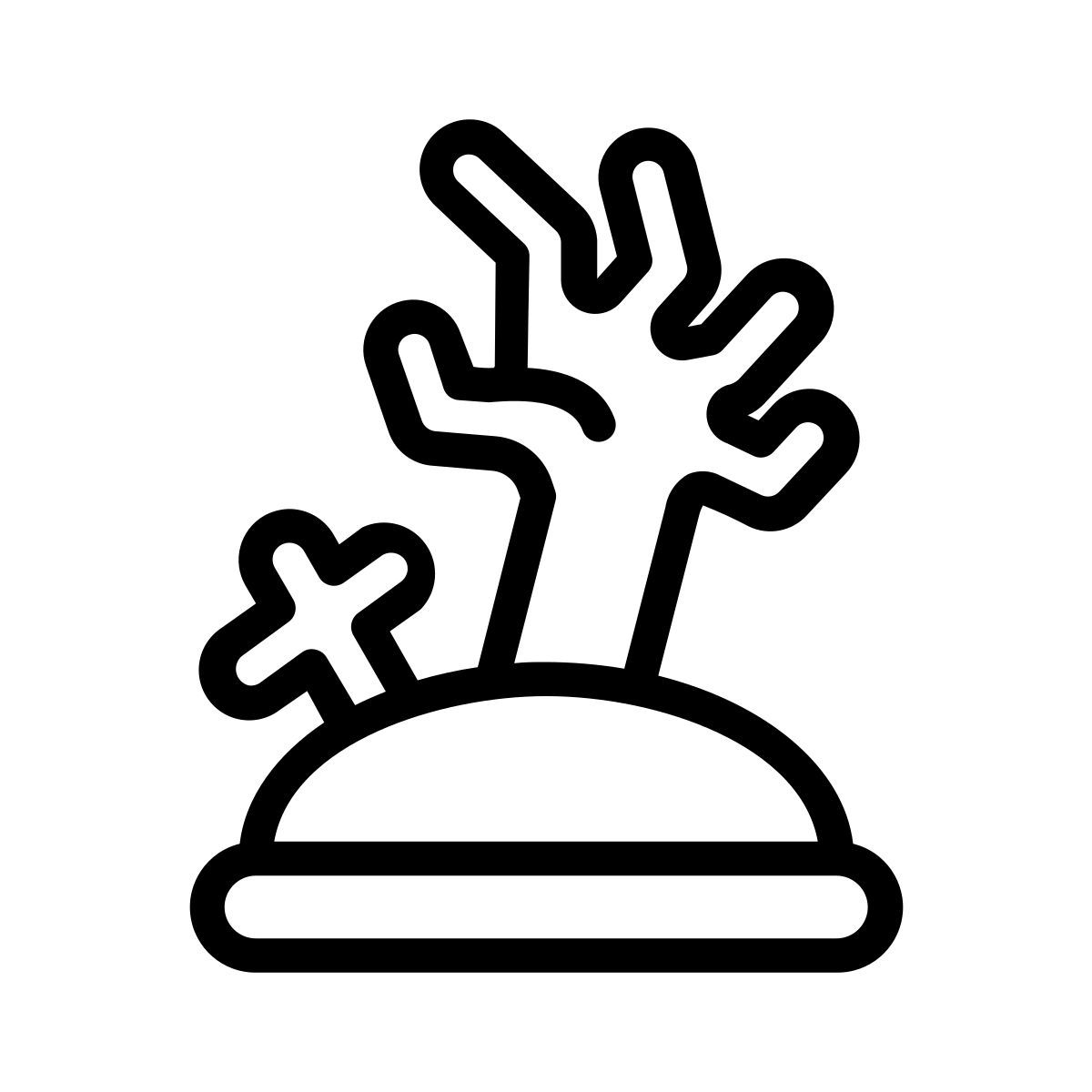 zombie hand icon