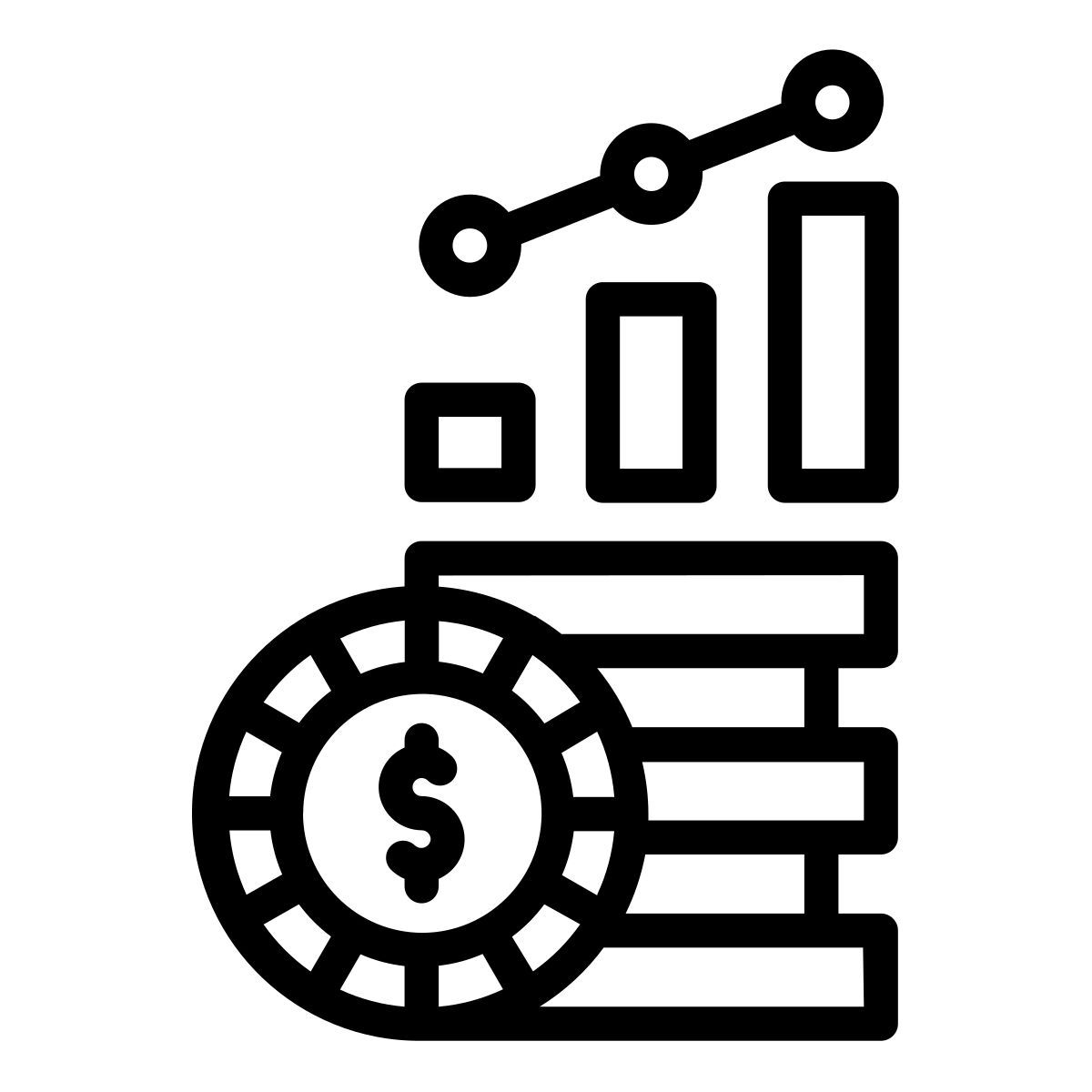 financial growth icon