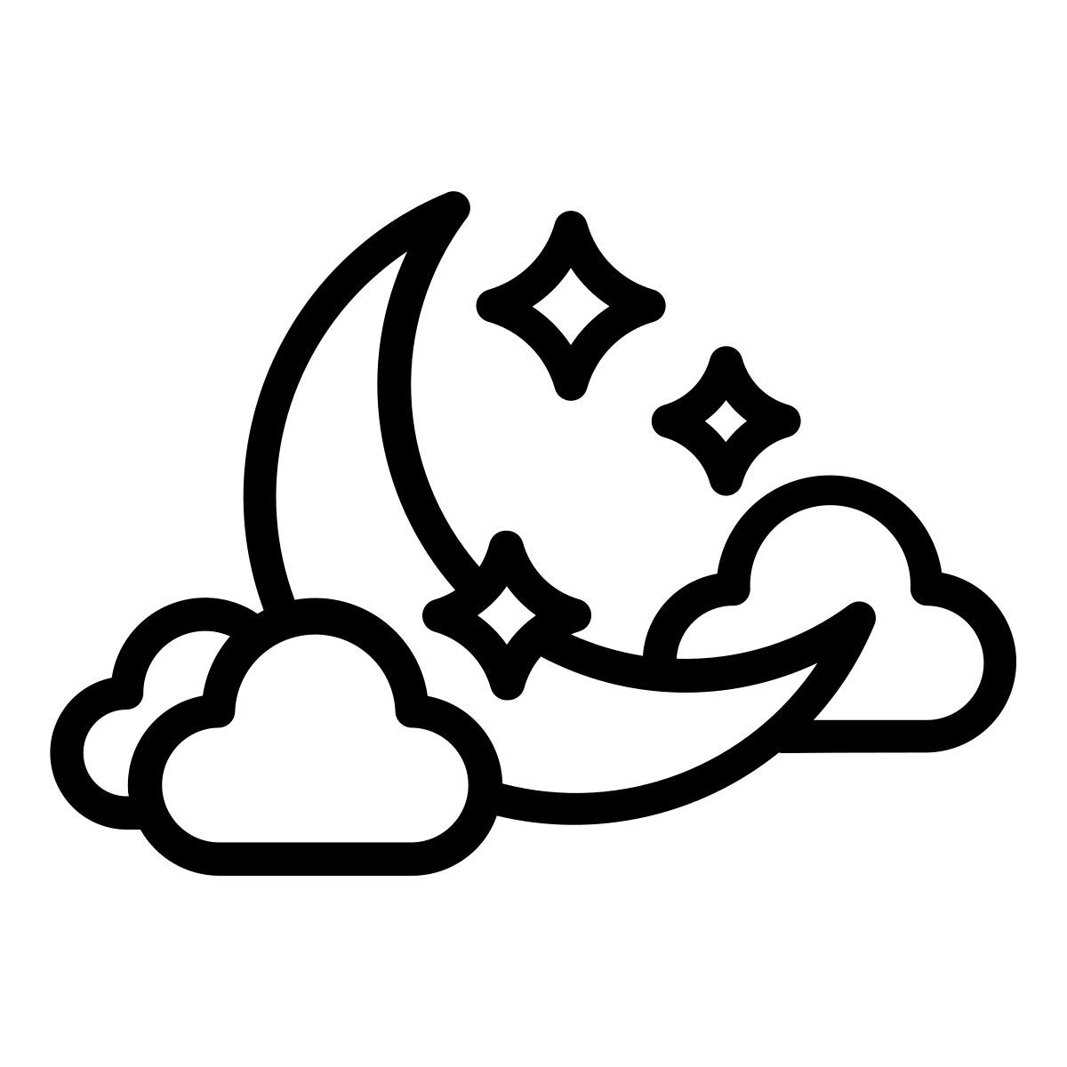 crescent moon icon