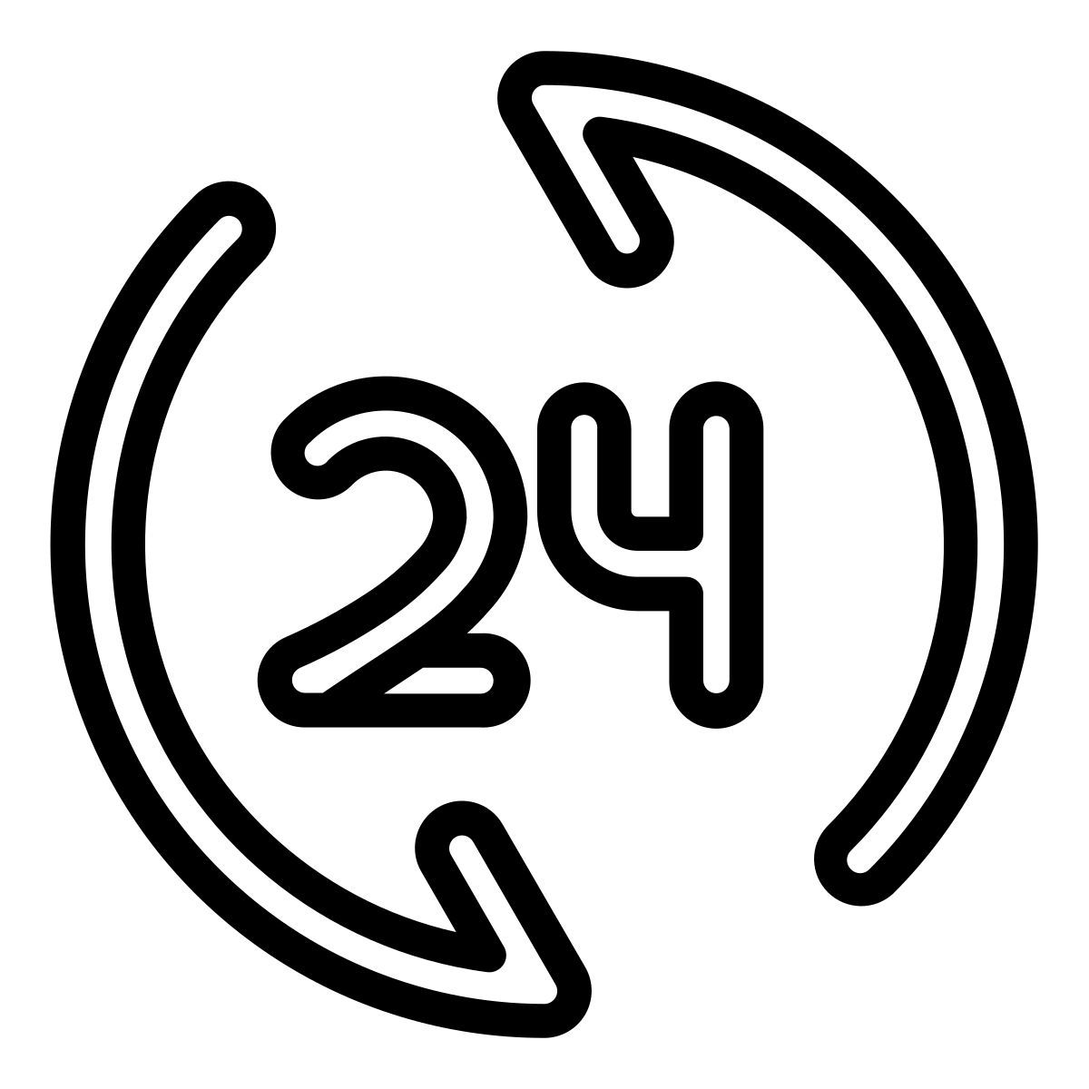 24 hours icon