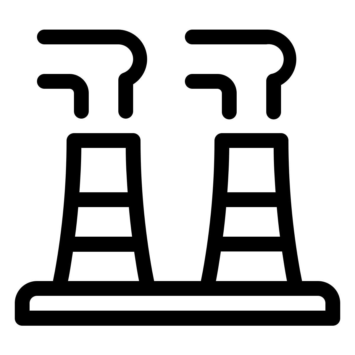 factory pipes icon