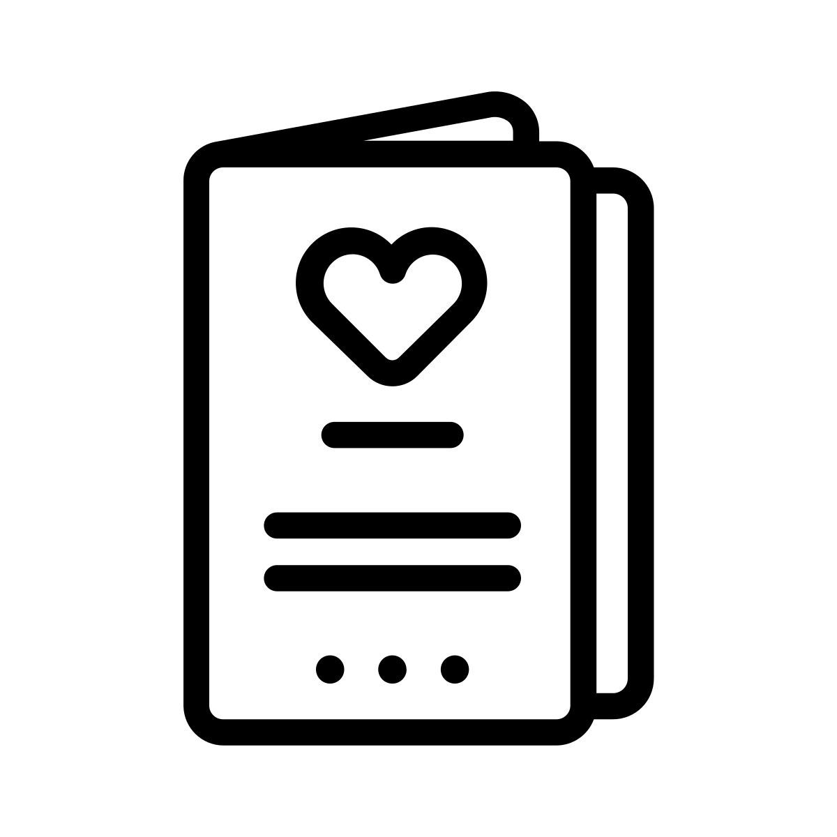 invitation card icon