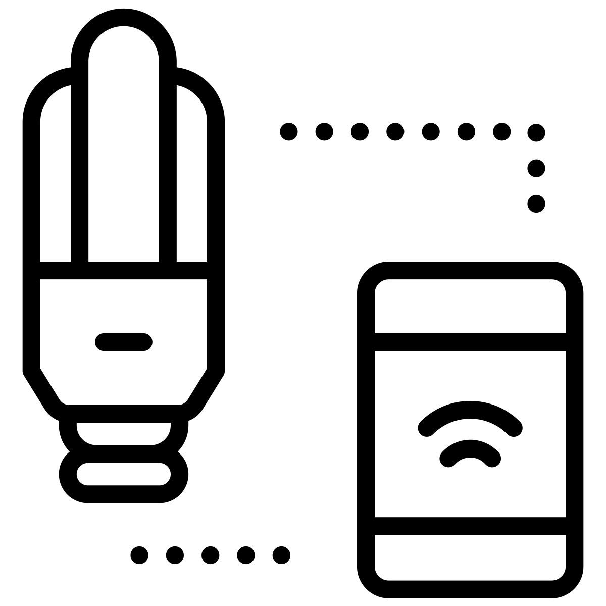 ampoule intelligente icon