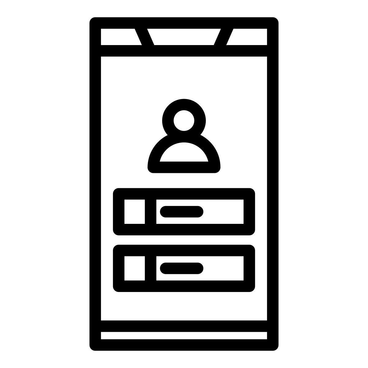 login arredondado à direita icon