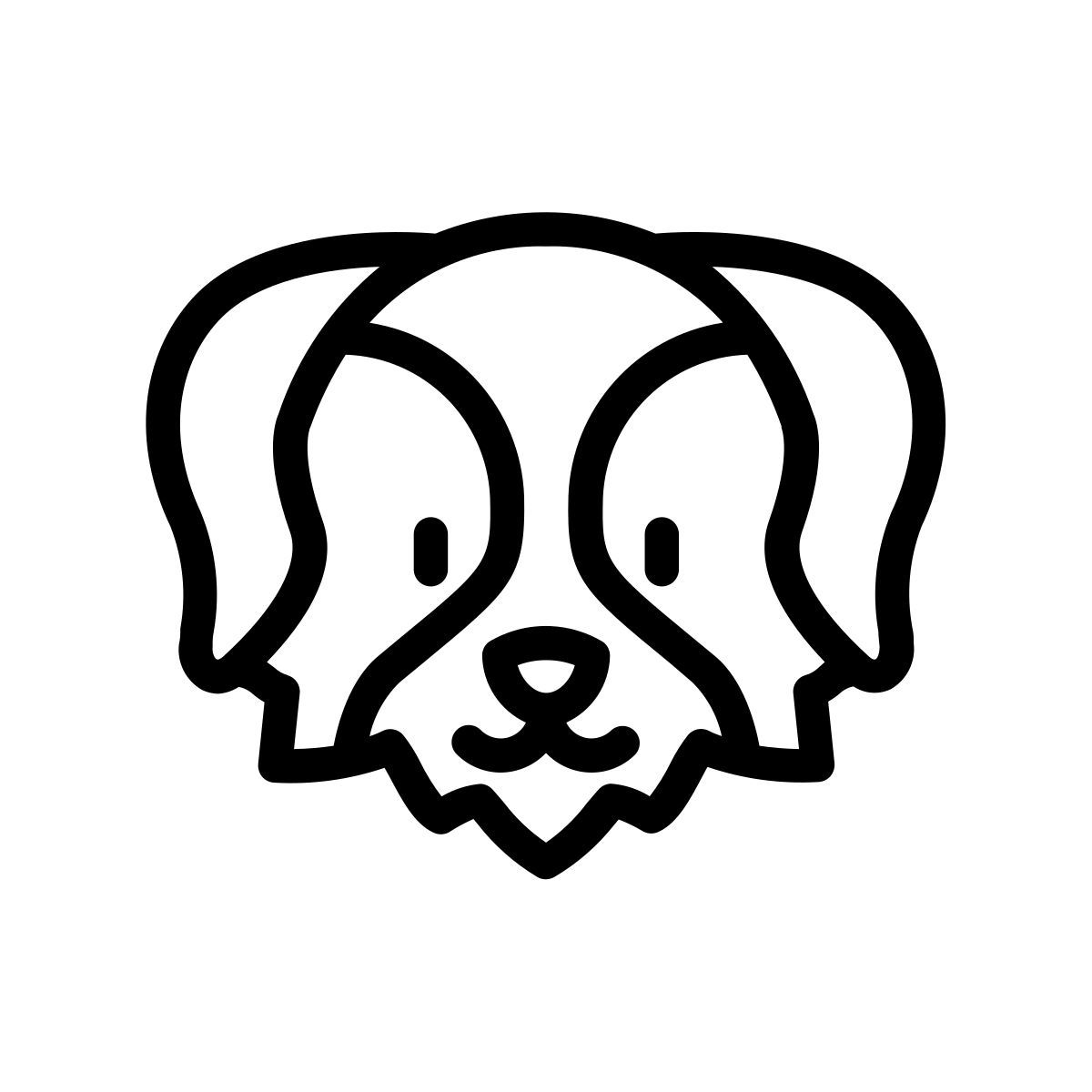 miniature american shepherd icon