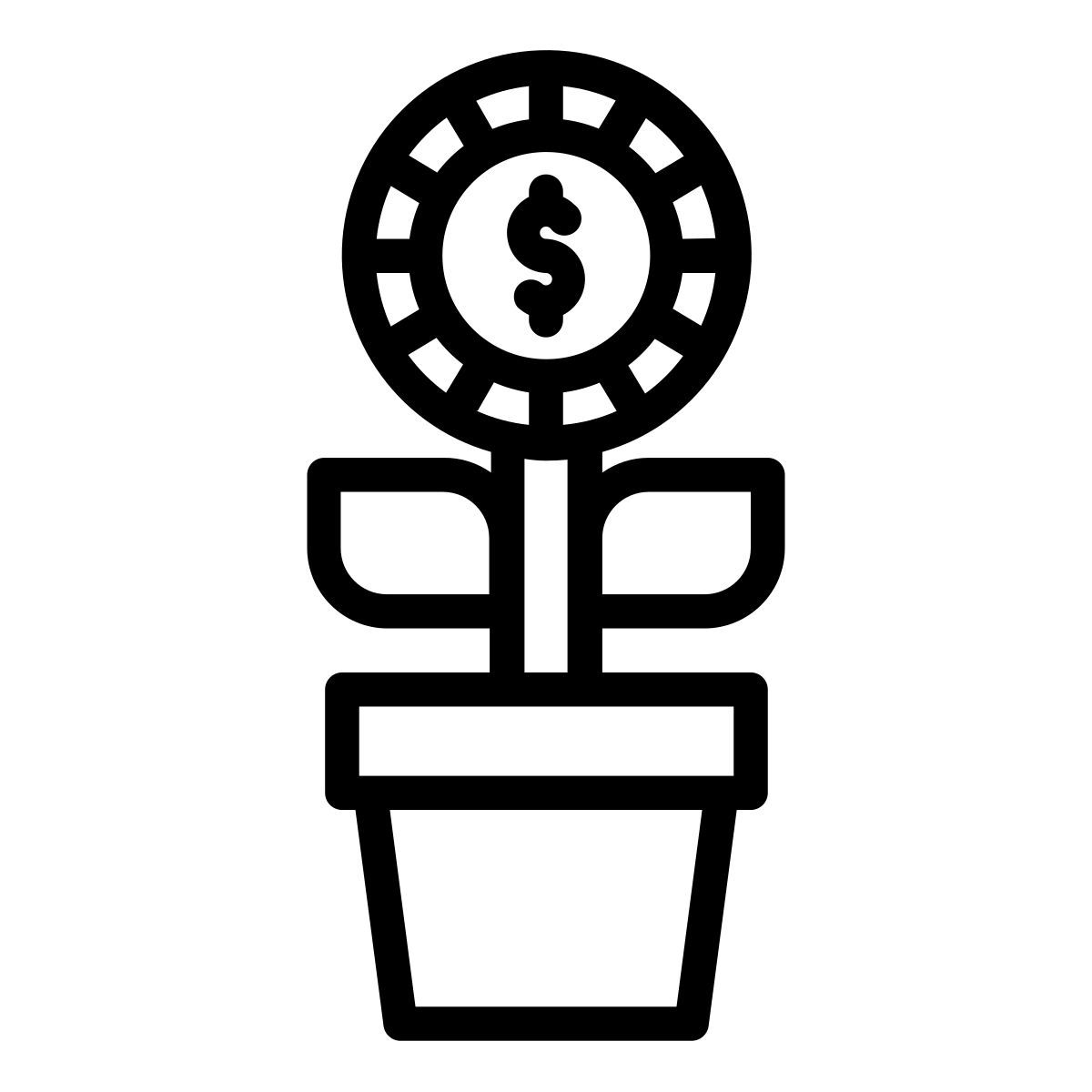 financial growth icon