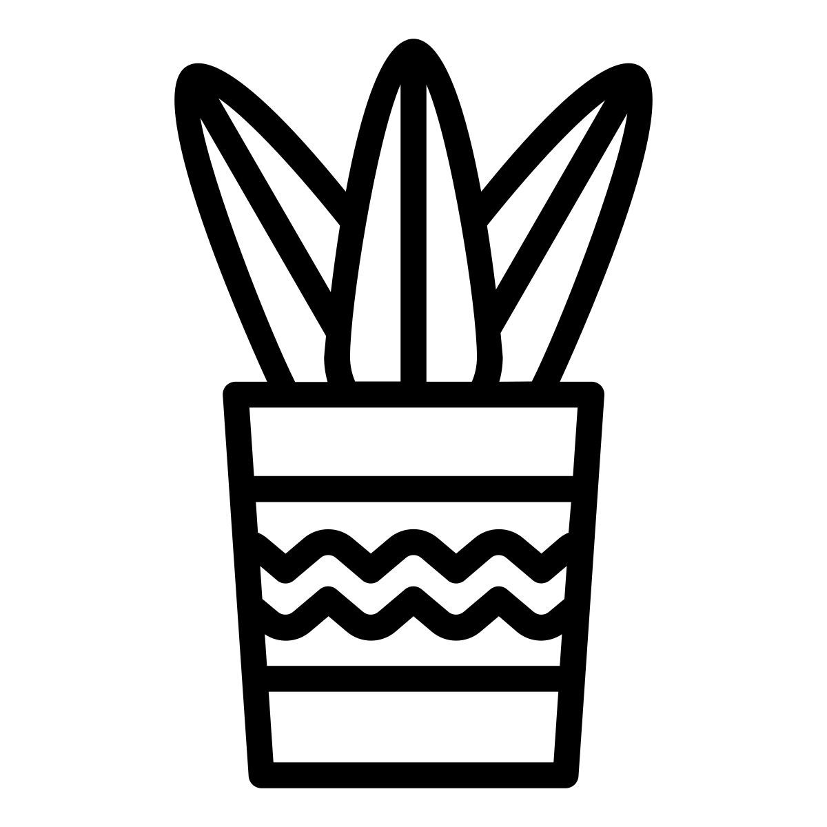 pianta sotto il sole icon